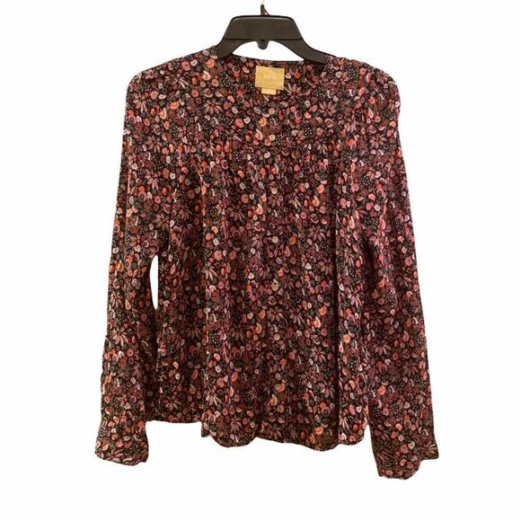 Women’s Maeve Button Up Long Sleeved Blouse•Small - Picture 1 of 6